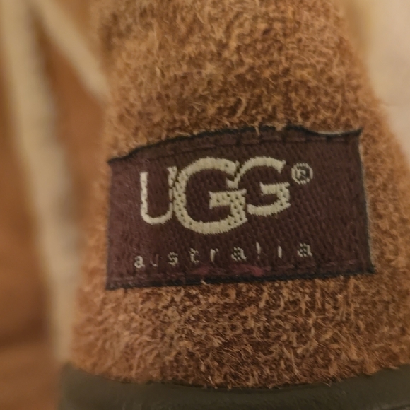 Women's Tan Shearling Boots - Picture 3 of 8